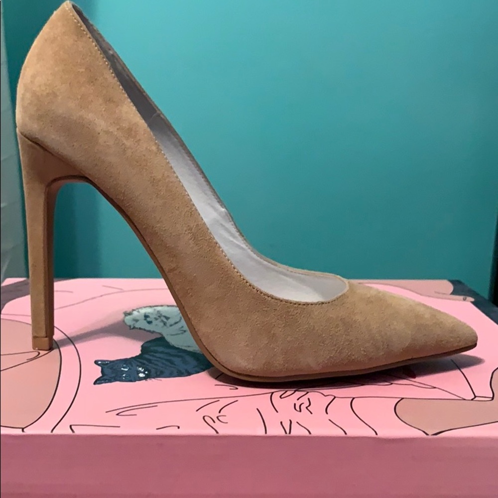 Jeffery Campbell suede dulce pumps
